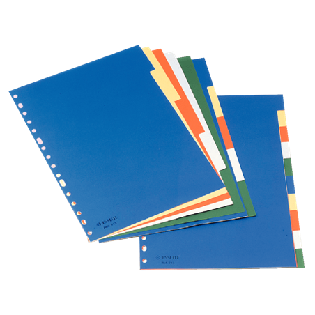 SEPARADOR C/ABECEDARIO O ÍNDICE IMPRIMIB