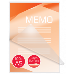 FUNDAS PLASTIFICAR 80µ DIN A5, 100 UND