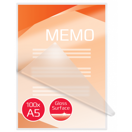 FUNDAS PLASTIFICAR 80µ DIN A5, 100 UND