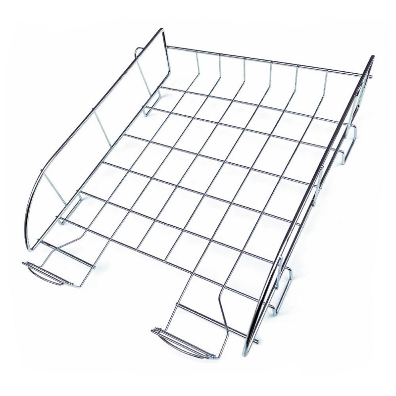 BANDEJA SOBREMESA METALICA CROM APILABLE