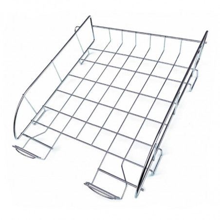 BANDEJA SOBREMESA METALICA CROM APILABLE