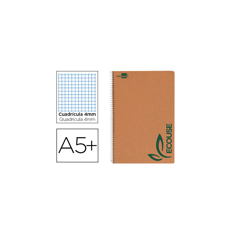 BLOC ESPIRAL CUBIERT CARTONCILLO 80H