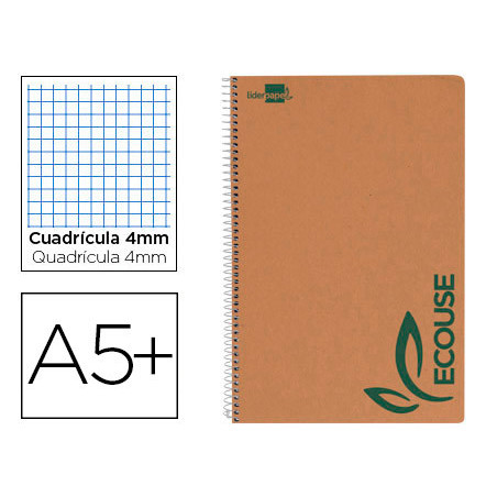 BLOC ESPIRAL CUBIERT CARTONCILLO 80H