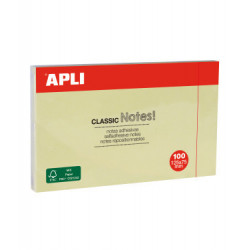 BLOC NOTAS AUTOADH COLOR 76X127MM 100 H