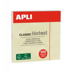 BLOC NOTAS AUTOADH COLOR 76X76MM 100 H