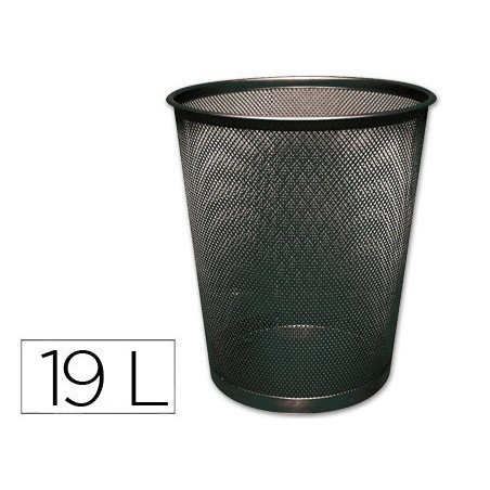 PAPELERA METALICA Ø21,5CMXALTURA 32CM