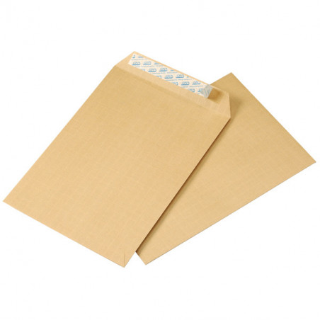 BOLSAS PAPEL KRAFT ARMADO, 100 UND