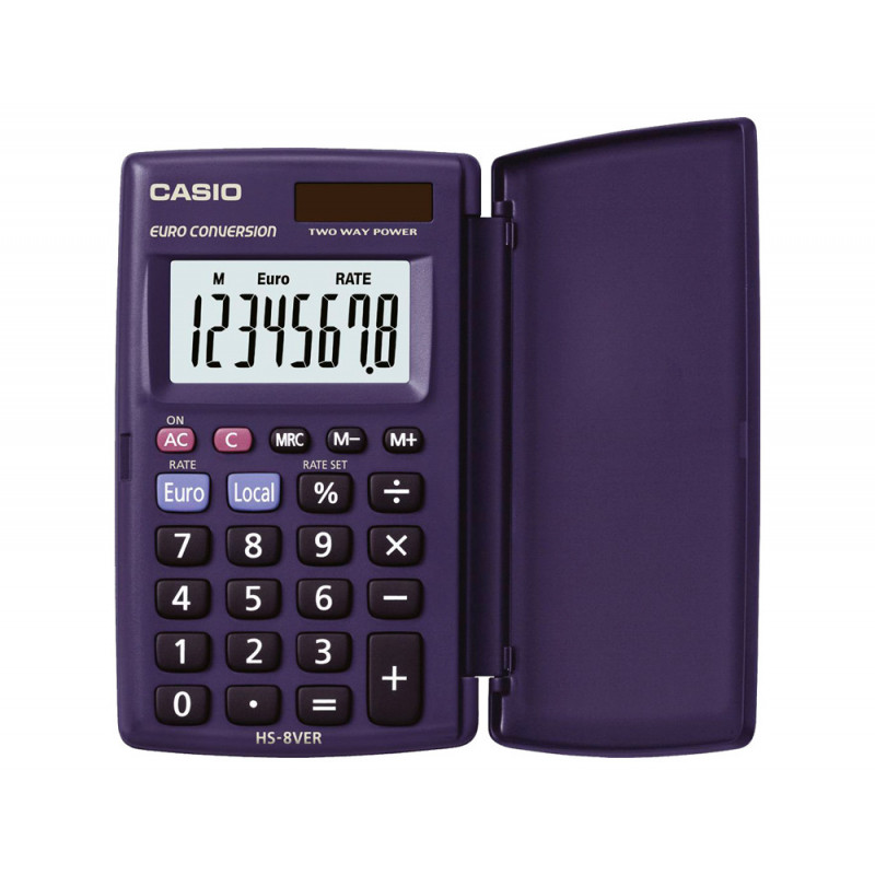 CALCULADORA BOLSILLO SOLAR/PILAS