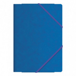 CARPETA CARTON PLASTIF C/GOMAS, Fº/DINA4