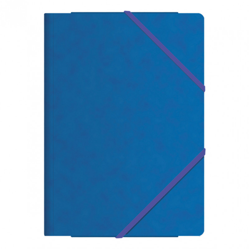 CARPETA CARTON PLASTIF C/GOMAS, Fº/DINA4