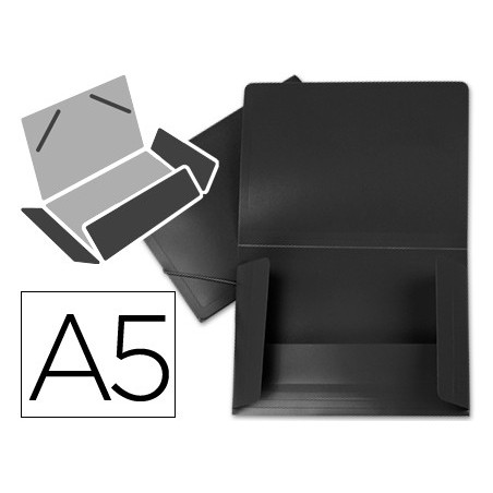 CARPETA CARTON PLASTIF C/GOMAS MEDIO Fº