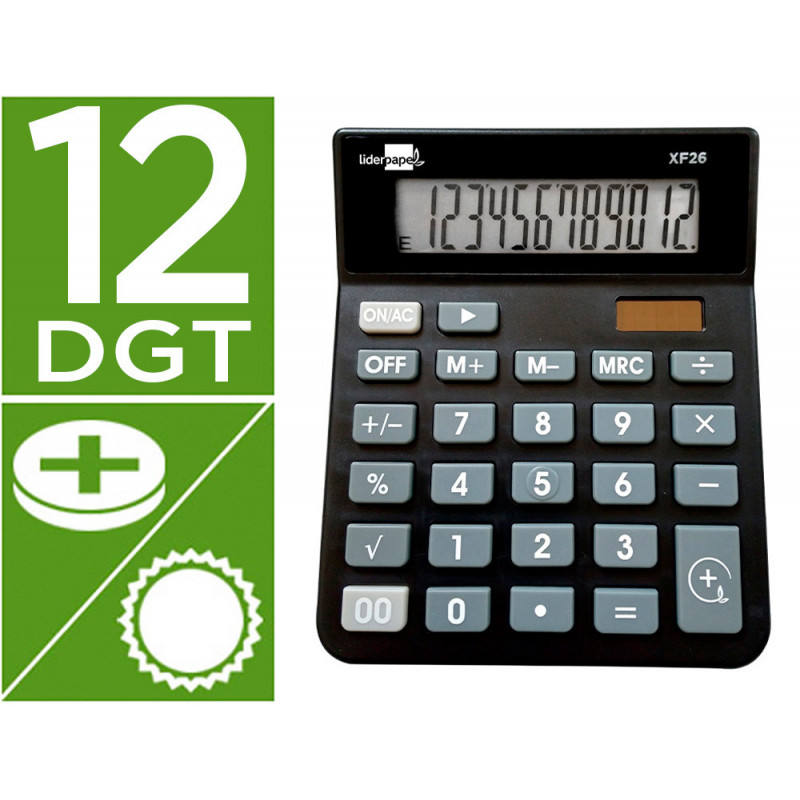 CALCULAD SOBREM 12 DiG MEM SOLAR/PILAS