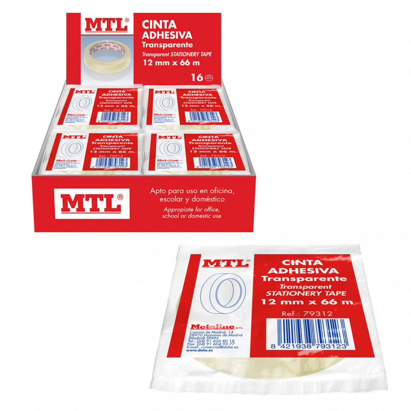 CINTA ADHESIVA TRANSP GRAN RESISTENCIA