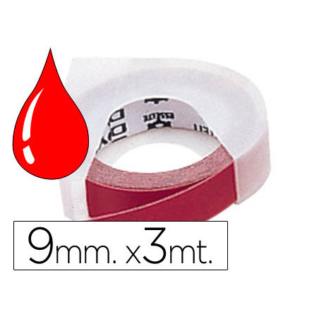 CINTA ROTULADORA DYMO OMEGA 9MMX3M