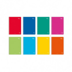 CUADERNO ESPIRAL CUBIERT CARTON DURO 80H