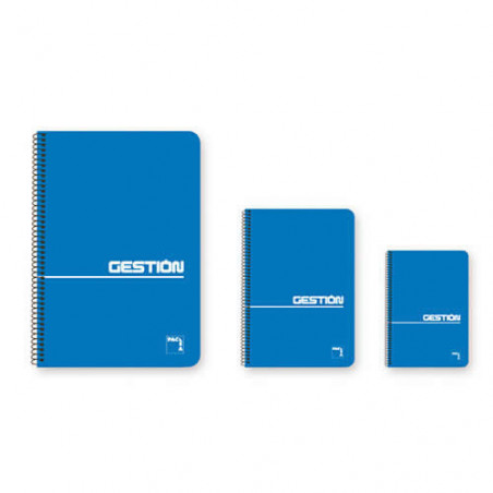 CUADERNO ESPIRAL CUBIERT PLASTIF 80H