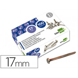 ENCUADERNADORES DE LATÓN, 100 UND