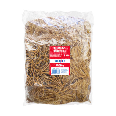 GOMAS ELASTICAS 60 A 200MM, BOLSA 1 KG