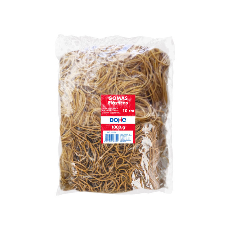 GOMAS ELASTICAS 60 A 200MM, BOLSA 1 KG