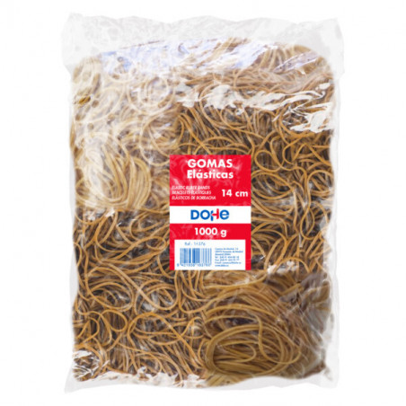 GOMAS ELASTICAS 60 A 200MM, BOLSA 1 KG