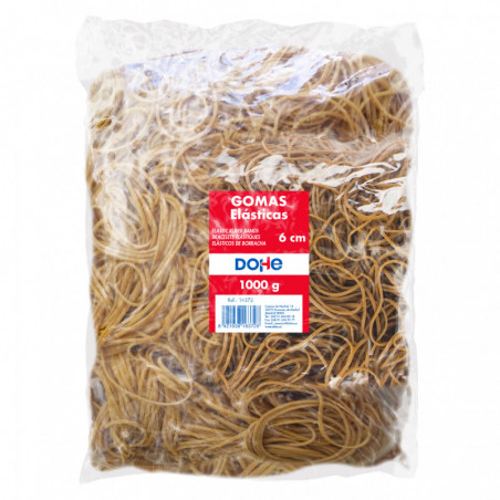 GOMAS ELASTICAS 60 A 200MM, BOLSA 1 KG