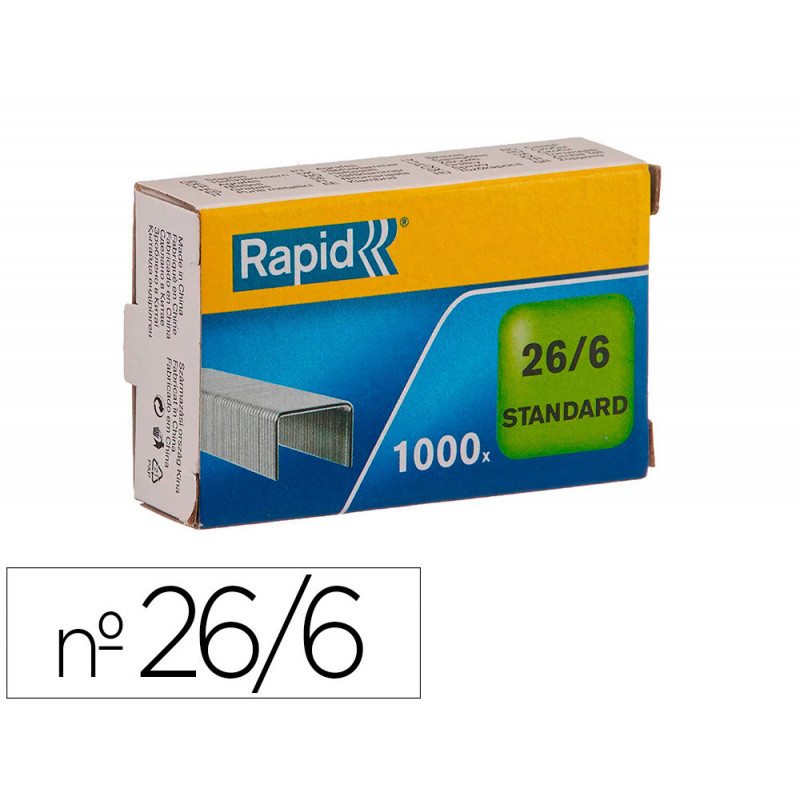 GRAPAS 26/6 COBRE/GALVANIZ/COLOR