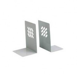 JUEGO 2 SUJETALIBROS METALICOS