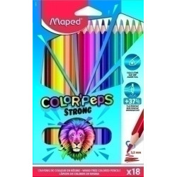 LAPICEROS COLORES ESTUCHE 12/18 UND