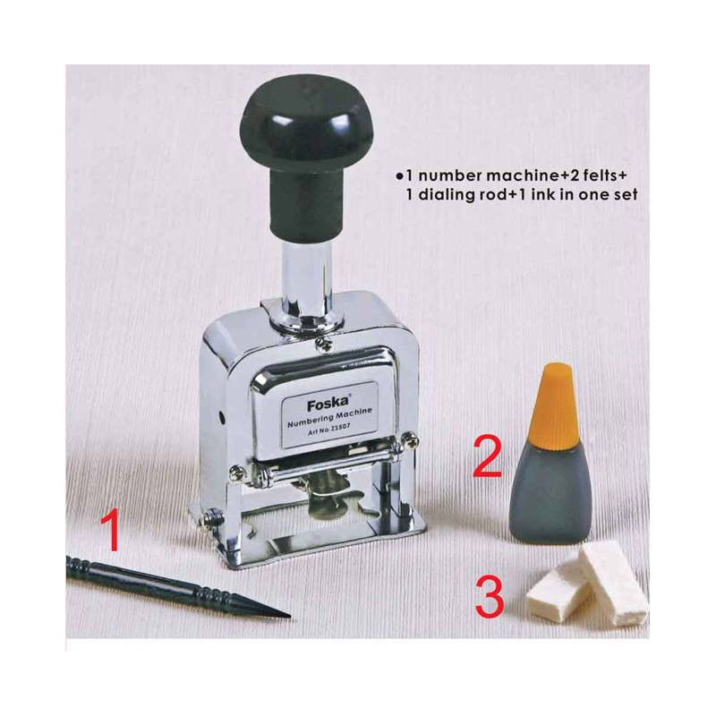 NUMERADOR AUTOM METALICO 6/7 /8 CIFRAS