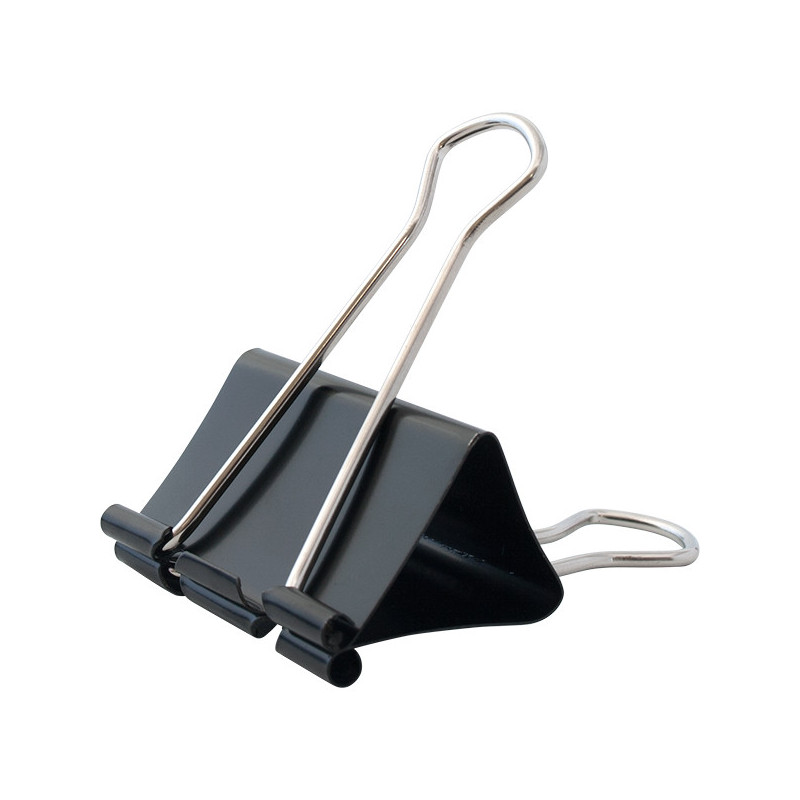 PINZAS SUJETAPAPELES 25 MM 12 UND