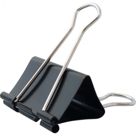 PINZAS SUJETAPAPELES 25 MM 12 UND