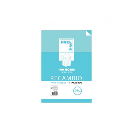 RECAMB PAPEL FOLIO/A4 MULTITALAD50/100 H
