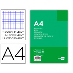 RECAMB PAPEL FOLIO/A4 MULTITALAD50/100 H