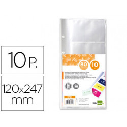 RECAMBIO FUNDA TARJETERO BOLSA 10 FUNDAS