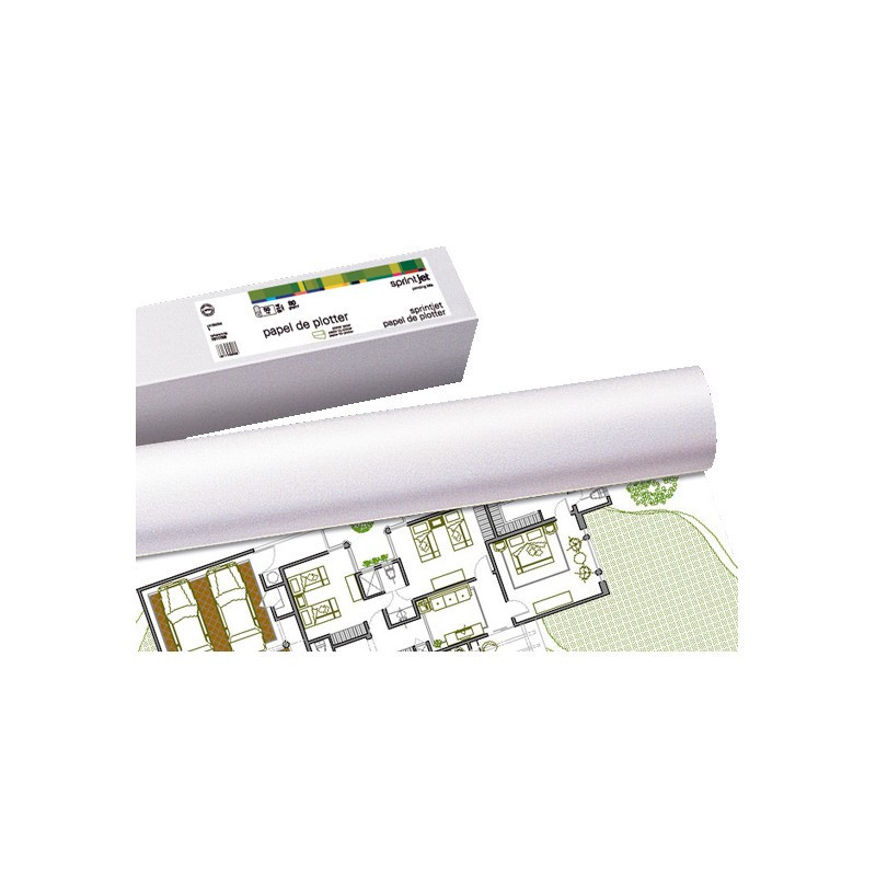 ROLLO PAPEL PLOTT 42"(1,067M)x40-50M