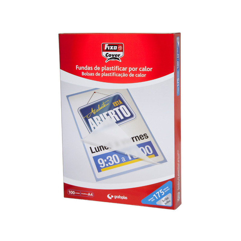 FUNDAS PLASTIFICAR 80µ DIN A3,100 UND